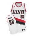 Wholesale Cheap Portland Trail Blazers #88 Nicolas Batum White Swingman Jersey