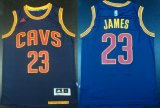 Wholesale Cheap Cleveland Cavaliers #23 LeBron James Revolution 30 Swingman 2014 New Navy Blue Jersey