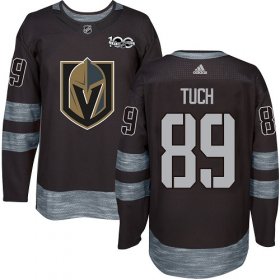 Wholesale Cheap Adidas Golden Knights #89 Alex Tuch Black 1917-2017 100th Anniversary Stitched NHL Jersey