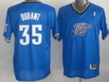 Wholesale Cheap Oklahoma City Thunder #35 Kevin Durant Revolution 30 Swingman 2013 Christmas Day Blue Jersey