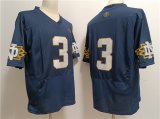 Cheap Men's Notre Dame Fighting Irish #3 Joe Montana Navy Limited Stitched Jersey