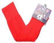 Wholesale Cheap Blank Soccer Football Sock Red