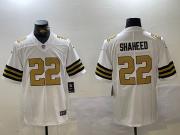 Men's New Orleans Saints #22 Rashid Shaheed Limited White Vapor Stitched Jersey