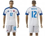 Wholesale Cheap Slovakia #12 Novota Home Soccer Country Jersey