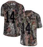 Wholesale Cheap Nike Patriots #14 Mohamed Sanu Sr Camo Youth Stitched NFL Limited Rush Realtree Jersey