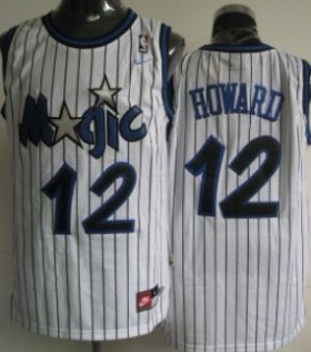 Wholesale Cheap Orlando Magic #12 Dwight Howard White Swingman Throwback Jersey