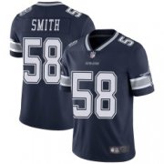 Wholesale Cheap Men's Dallas Cowboys #58 Aldon Smith Limited Navy Team Color Vapor Untouchable Jersey