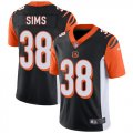 Wholesale Cheap Nike Bengals #38 LeShaun Sims Black Team Color Men's Stitched NFL Vapor Untouchable Limited Jersey