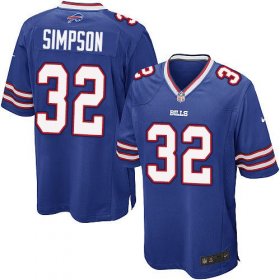 Wholesale Cheap Nike Bills #32 O. J. Simpson Royal Blue Team Color Youth Stitched NFL New Elite Jersey