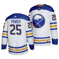 Cheap Men's Buffalo Sabres #25 Owen Power White Stitched Jersey