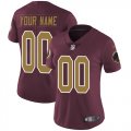 Wholesale Cheap Nike Washington Redskins Customized Burgundy Red Alternate Stitched Vapor Untouchable Limited Women's NFL Jersey