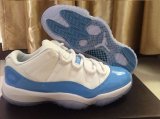 Wholesale Cheap Air Jordan 11 Low University Blue White/North Carolina Blue