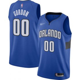 Wholesale Cheap Magic #00 Aaron Gordon Blue Basketball Swingman Statement Edition 2019-2020 Jersey