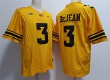 Cheap Men's Iowa Hawkeyes #3 Cooper DeJean Yellow Stitched Jersey