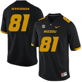 Wholesale Cheap Missouri Tigers 81 Albert Okwuegbunam Black Nike College Football Jersey