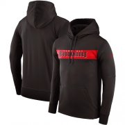 Wholesale Cheap Men's Tampa Bay Buccaneers Nike Pewter Sideline Team Performance Pullover Hoodie