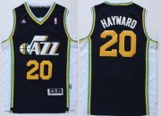 Wholesale Cheap Utah Jazz #20 Gordon Hayward Revolution 30 Swingman Navy Blue Swingman Jersey