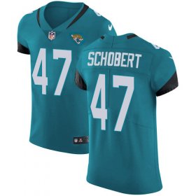 Wholesale Cheap Nike Jaguars #47 Joe Schobert Teal Green Alternate Men\'s Stitched NFL New Elite Jersey