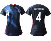 Wholesale Cheap Women 2020-2021 Season National Team America away aaa 4 blue Soccer Jerseys