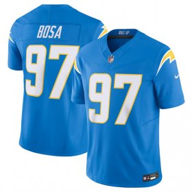 Wholesale Cheap Men\'s Los Angeles Chargers #97 Joey Bosa Blue 2023 F.U.S.E. Vapor Untouchable Limited Stitched Jersey