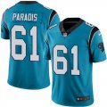 Wholesale Cheap Nike Panthers #61 Matt Paradis Blue Alternate Men's Stitched NFL Vapor Untouchable Limited Jersey