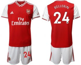 Wholesale Cheap Arsenal #24 Bellerin Home Soccer Club Jersey