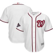 Wholesale Cheap Washington Nationals Majestic 2019 World Series Champions Home Cool Base Patch Jersey White