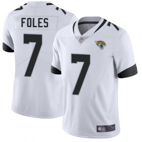 Wholesale Cheap Nike Jaguars #7 Nick Foles White Men\'s Stitched NFL Vapor Untouchable Limited Jersey