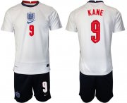 Wholesale Cheap Men 2020-2021 European Cup England home white 9 Nike Soccer Jersey