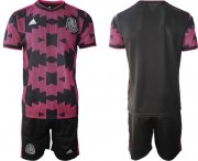 Wholesale Cheap Men 2020-2021 Season National team Mexico home black Soccer Jersey