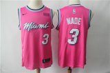 Wholesale Cheap Men's Miami Heat #3 Dwyane Wade Nike 2018 NBA Earned Edition Swingman Jersey