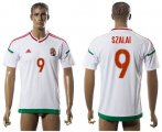 Wholesale Cheap Hungary #9 Szalai Away Soccer Country Jersey