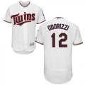 Wholesale Cheap Twins #12 Jake Odorizzi White Flexbase Authentic Collection Stitched MLB Jersey