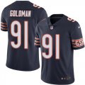 Wholesale Cheap Nike Bears #91 Eddie Goldman Navy Blue Team Color Men's Stitched NFL Vapor Untouchable Limited Jersey