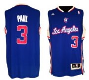 Wholesale Cheap Los Angeles Clippers #3 Chris Paul Revolution 30 Swingman Blue Jersey