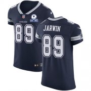 Wholesale Cheap Nike Cowboys #89 Blake Jarwin Navy Blue Team Color Men's Stitched With Established In 1960 Patch NFL Vapor Untouchable Elite Jersey