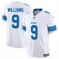 Cheap Men's Detroit Lions #9 Jameson Williams White 2024 F.U.S.E. Vapor Limited Stitched Jersey