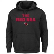 Wholesale Cheap Arizona Cardinals Majestic Hot Phrase Pullover Hoodie Black