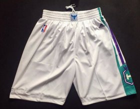 Wholesale Cheap Men\'s Charlotte Hornets White Swingman Short