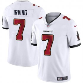 Cheap Men\'s Tampa Bay Buccaneers #7 Bucky Irving White Vapor Limited Stitched Jersey