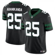 Cheap Men's New York Jets #25 Israel Abanikanda Black 2023 F.U.S.E Vapor Untouchable Limited Football Stitched Jersey