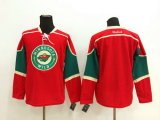 Cheap Men's Minnesota Wild Custom Red Jersey