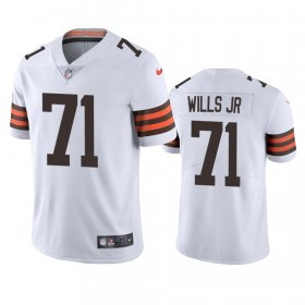 Wholesale Cheap Cleveland Browns #71 Jedrick Wills Men\'s Nike White 2020 NFL Draft Vapor Limited Jersey