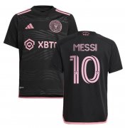 Wholesale Cheap Men's Inter Miami CF #10 Lionel Messi Black Soccer Jersey