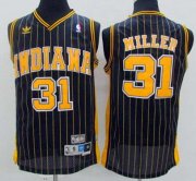 Wholesale Cheap Men's Indiana Pacers #31 Reggie Miller Navy Blue Pinstirpe Hardwood Classics Soul Swingman Throwback Jersey