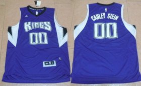 Wholesale Cheap Men\'s Sacramento Kings #00 Willie Cauley-Stein Revolution 30 Swingman 2015 New Purple Jersey