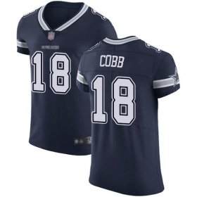 Wholesale Cheap Nike Cowboys #18 Randall Cobb Navy Blue Team Color Men\'s Stitched NFL Vapor Untouchable Elite Jersey