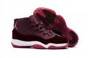 Wholesale Cheap Air Jordan 11 Velvet Heiress Red/White