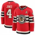 Cheap Men's Chicago Blackhawks #4 Seth Jones Red 2024-25 Winter Classic Stitched Hockey Jersey