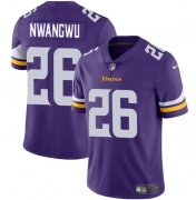 Cheap Men's Minnesota Vikings #26 Kene Nwangwu Purple Vapor Untouchable Limited Stitched Jersey